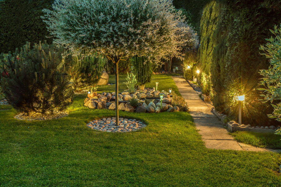 Landscape Lighting by Greatway Environmental & Sully & Sons